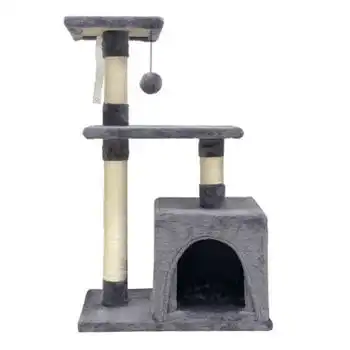 Árbol De Gato 50 X 30 X 80 Cm - Gris