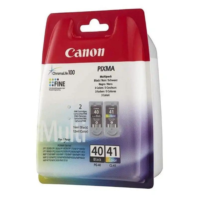Cartucho Original Canon PG-40+CL-41 Negro + Tricolor