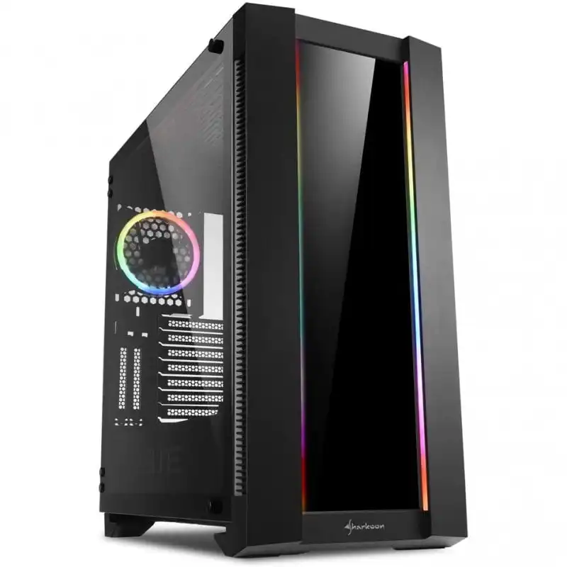 Sharkoon Elite Shark CA200G Cristal Templado USB 3.1 Negra