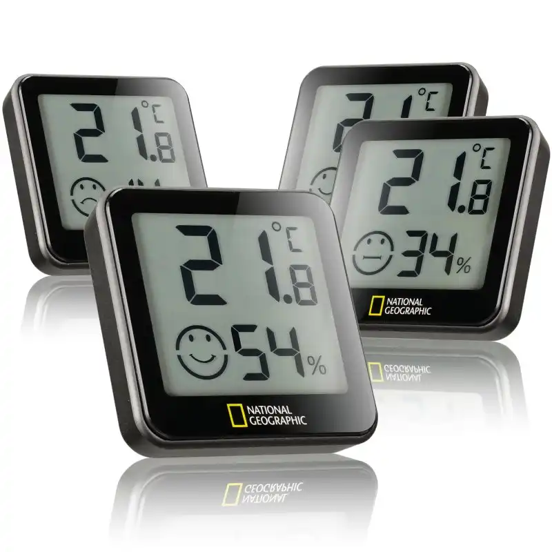 Termo/higrómetro National Geographic Temp Y Temperatura Y Humedad