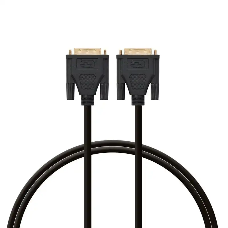 PcCom Essential Cable DVI Macho a DVI Macho 2m Negro