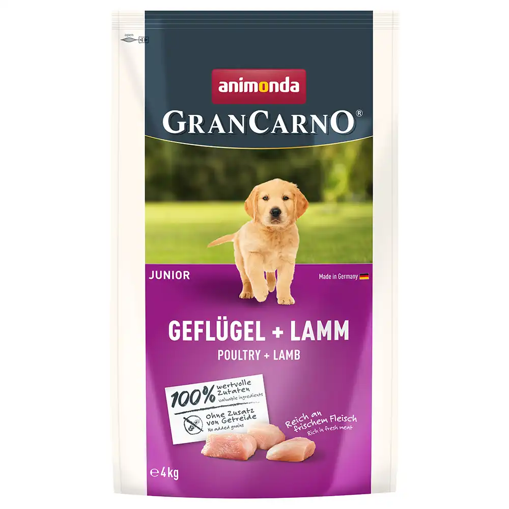 animonda GranCarno Junior ave y cordero - 4 kg