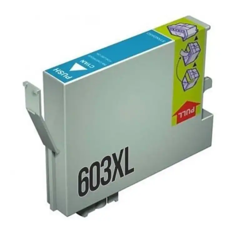 Dayma Cartucho de Tinta Compatible con Epson T603XL Cian