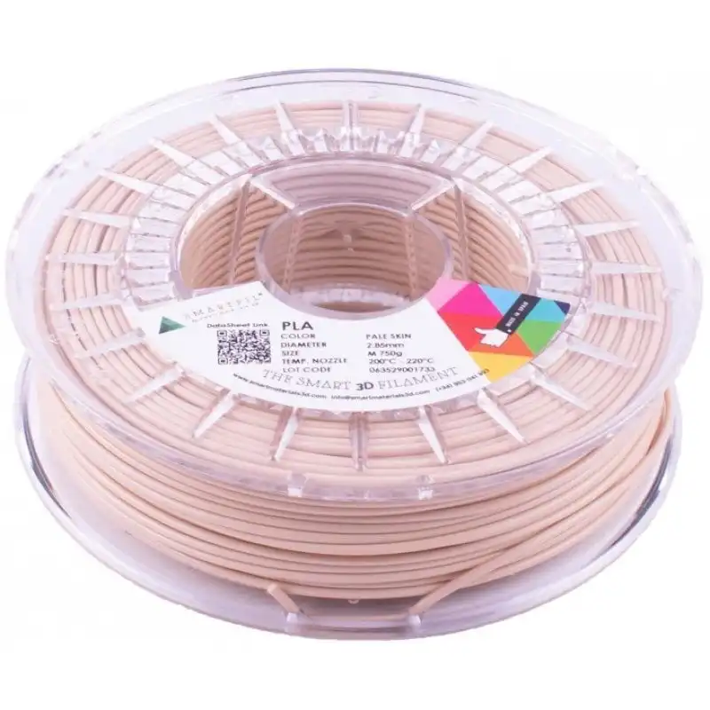 Smartfil PLA Skin Filamento 3D Tono Color Piel 2.85mm 750g Pale skin