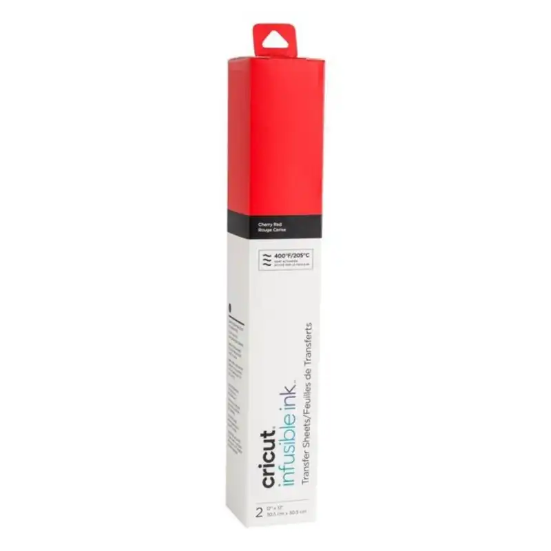 Cricut Joy Hoja de Transferencia de Tinta Infusible Buffalo 2 Unidades Roja