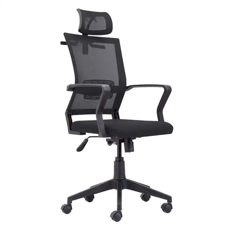 Adec Winner Silla de Oficina con Cabecero Negra