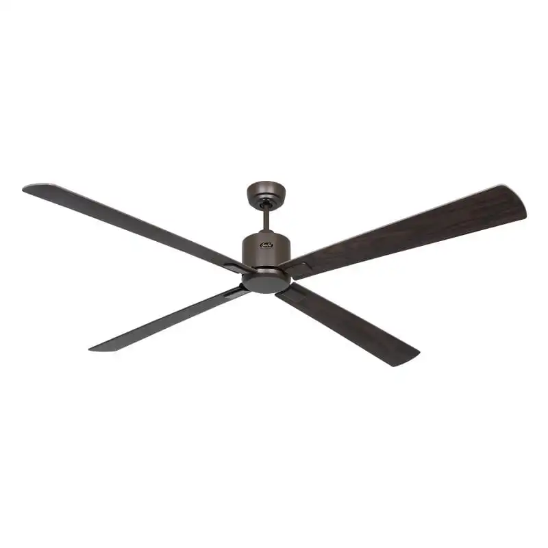 CasaFan Eco Neo III BZ-NB/KI Ventilador de Techo con Motor Luz Mando y Aspas Reversibles 28W