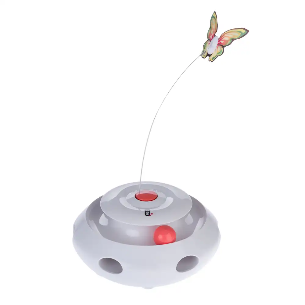 Mariposa 3 en 1 TIAKI juguete para gatos - 1 unidad