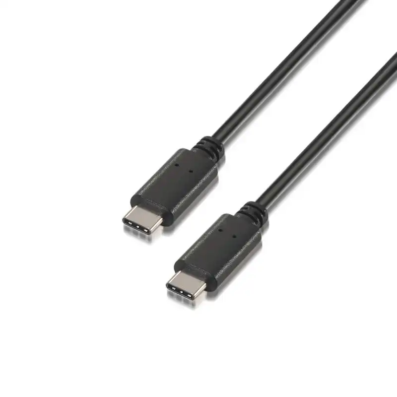 Aisens Cable USB 2.0 3A Tipo C Macho/Macho 3m Negro