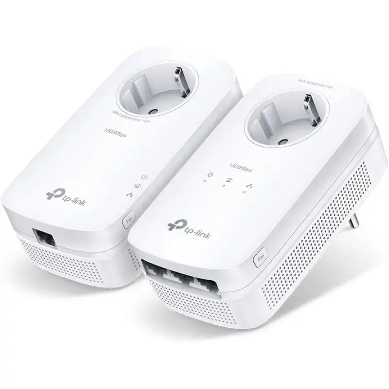 TP-Link TL-PA8033P KIT PLC PowerLine Red Eléctrica AV1300 Gigabit con Enchufe