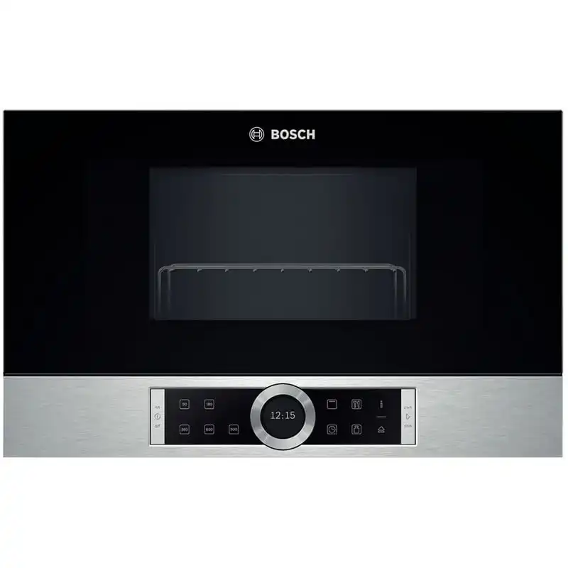 Bosch BEL634GS1 Microondas Integrable 900W Negro/Acero Inoxidable