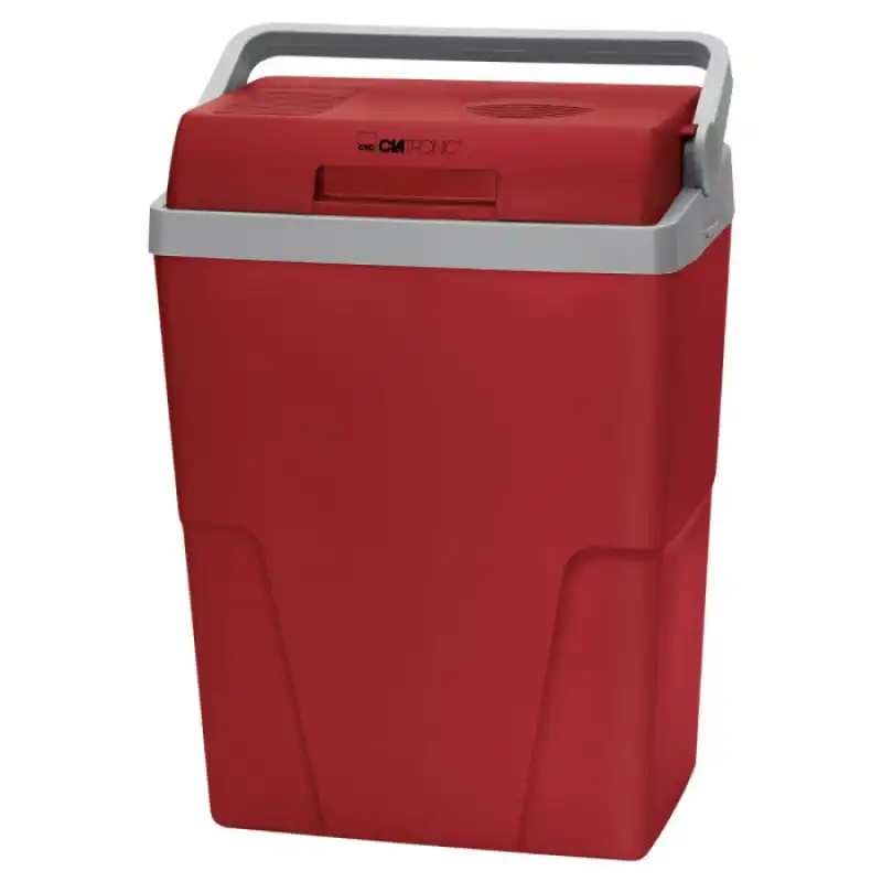 Clatronic KB 3713 N Nevera Portátil Eléctrica con Adaptador de Corriente 12V/220V 25L Roja