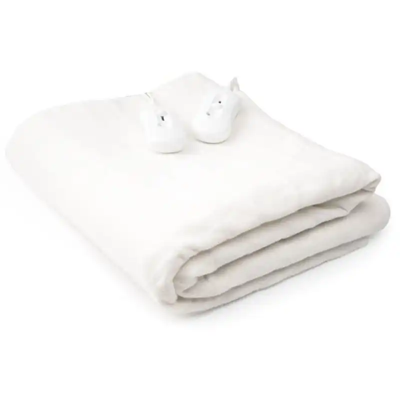 Innovagoods Calientacamas Eléctrico Doble Blewarm 60+60 W 140 X 160 Cm Blanco