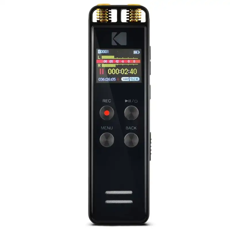 Kodak VRC550 Grabadora de Voz Digital Negra