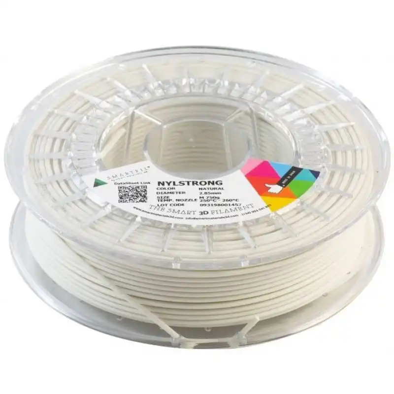 Smartfil Nylstrong Filamento 3D Nylon (PA6) Reforzado con Fibra de Vidrio 2.85mm 750g