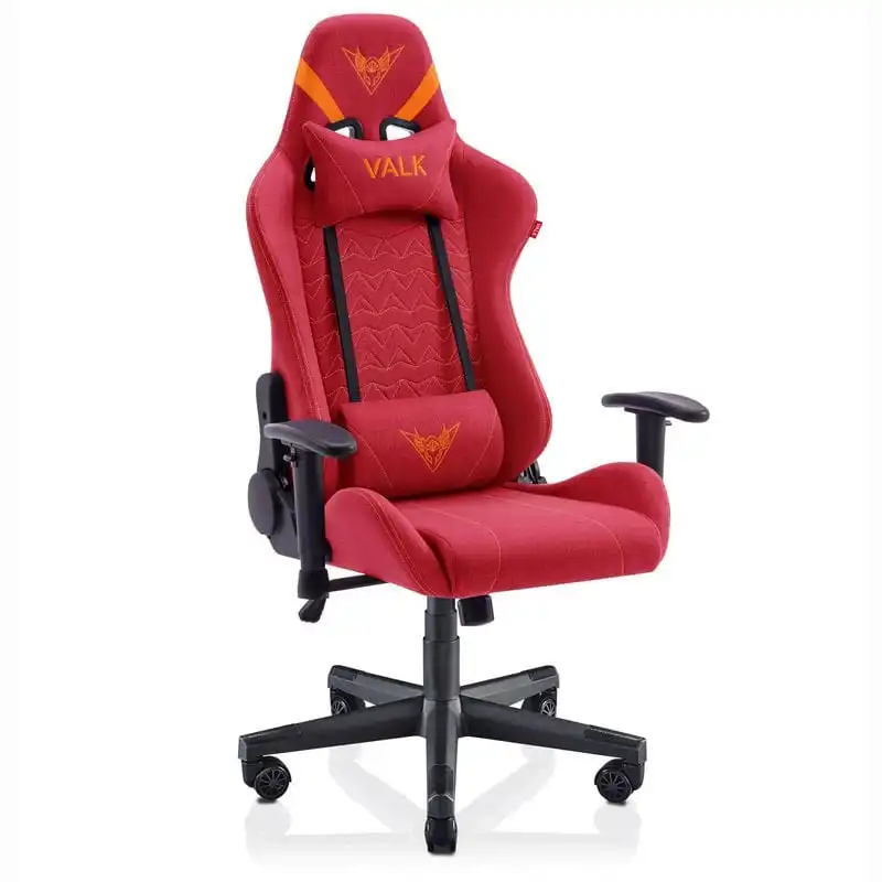 Valk Nyx Silla Gaming Tela Roja Rubí