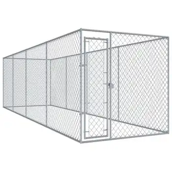 Perrera De Exterior | Jaula Para Perro | Parque Para Mascotas 760x192x185 Cm Cfw783709