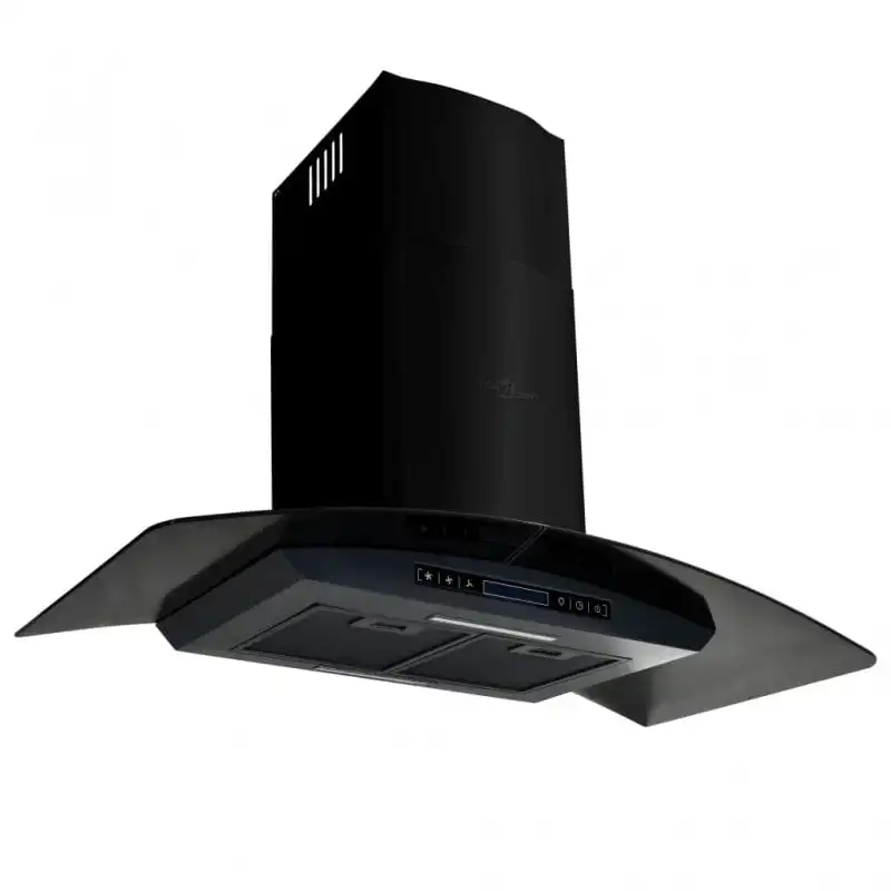 VidaXL Campana Decorativa 90cm D Negra