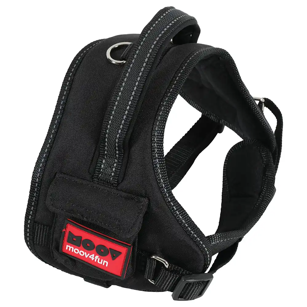 Zolux Moov Arnés ajustable para perros, negro - Talla M: 59 - 75 cm de perímetro torácico