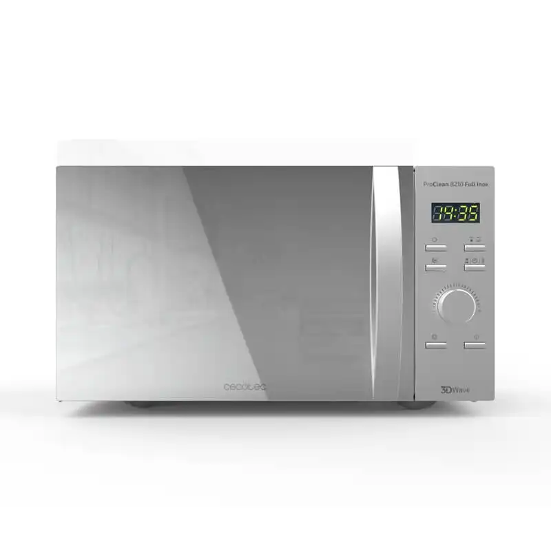 Cecotec ProClean 8210 Full Inox Microondas con Grill y Convección 28L 900W