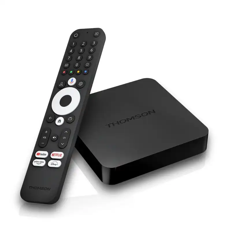 Thomson Streaming Box 240G Android TV UltraHD 4K 8GB Negro