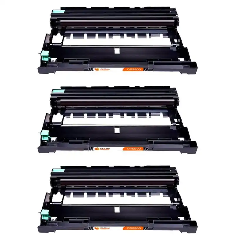 Pccom Essential Tambor Compatible con Brother DR2300 Negro Pack 3