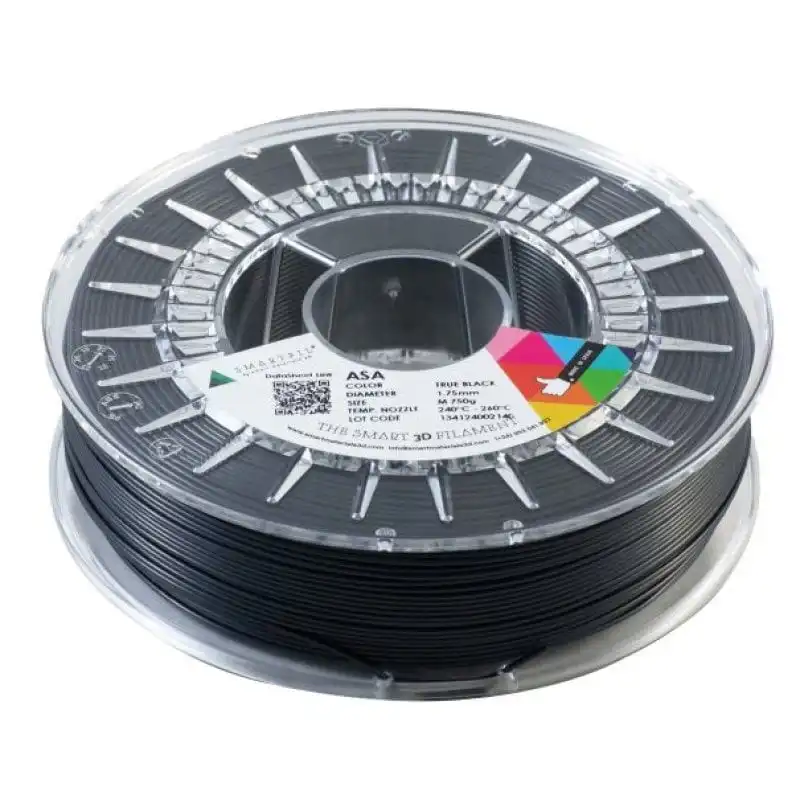 Smartfil ASA Uso Especial en Exterior 1.75 Mm 750g True Black