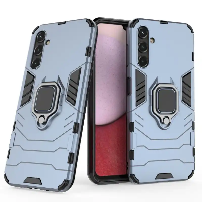 Max Power Digital Funda Magnética con Anillo Azul para Samsung Galaxy A14