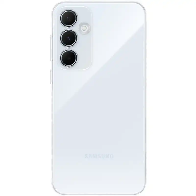 Samsung Clear Case Funda de Silicona Transparente para Galaxy A55