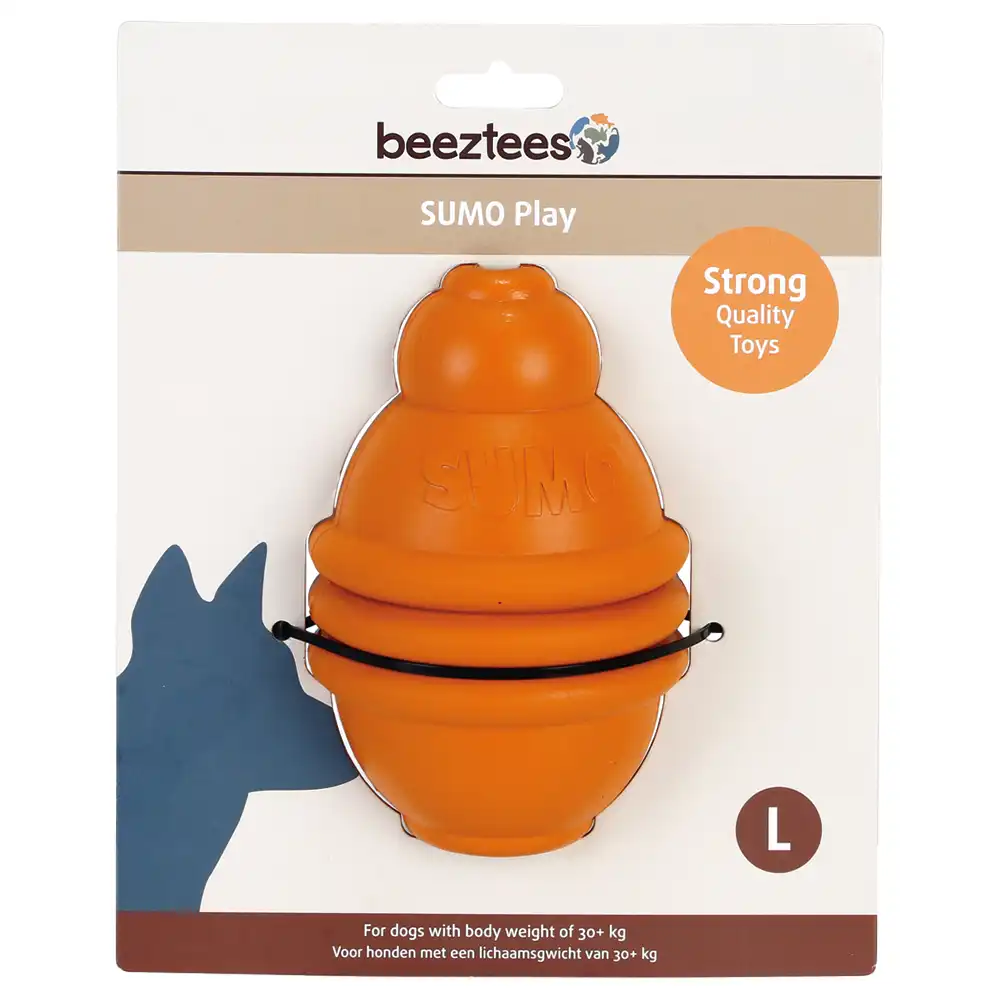 beeztees Sumo Play juguete para perros - Tamaño L: 10 x 15 cm (Diám x Al)