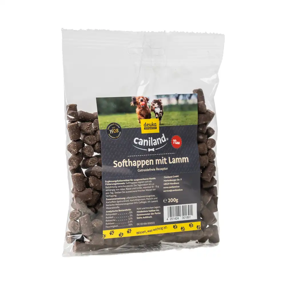 Caniland Soft Bites sin cereales con cordero - 200 g