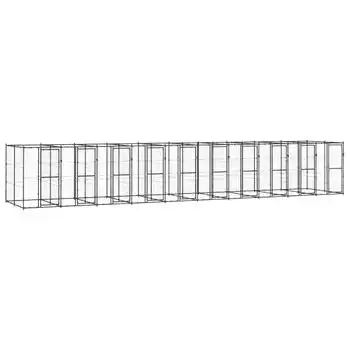 Perrera De Exterior De Acero 24,2 M²