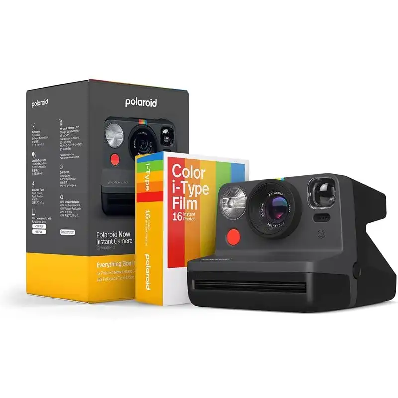 Polaroid Now Gen 2 Everything Box Cámara Instantánea Negra