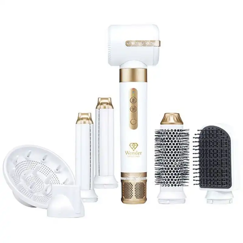 Wonder Diamond Estilizador de Pelo 7 en 1 Blanco 1400W