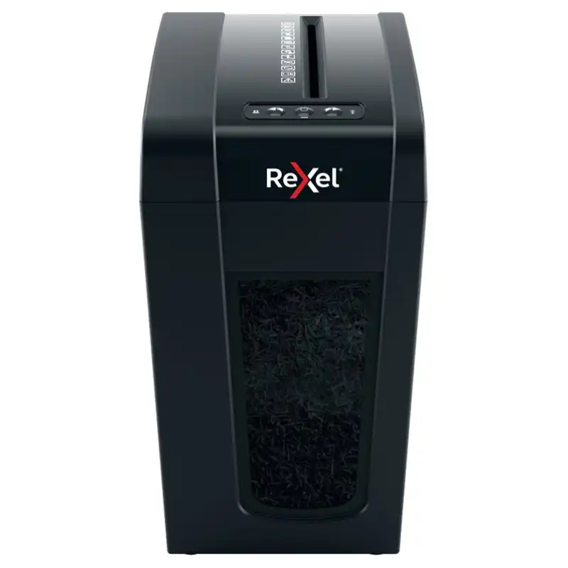 Rexel Secure X10-SL Whisper-Shred Destructora de Papel Corte en Partículas 10 Hojas 80gr 18L Negra