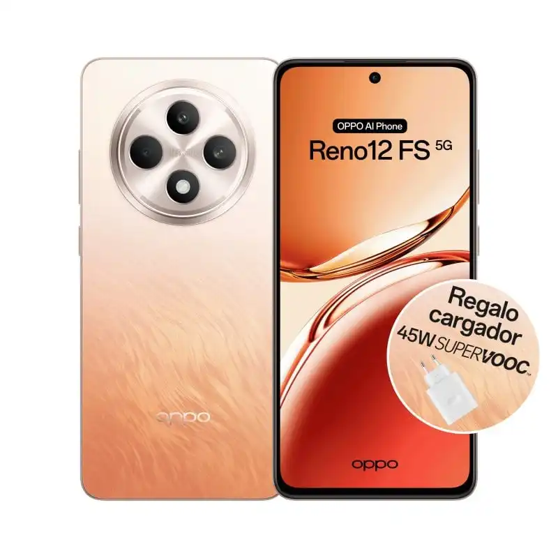 OPPO Reno12 FS 5G 24GB(12GB+12GB)/512GB Naranja Libre + Cargador 45W