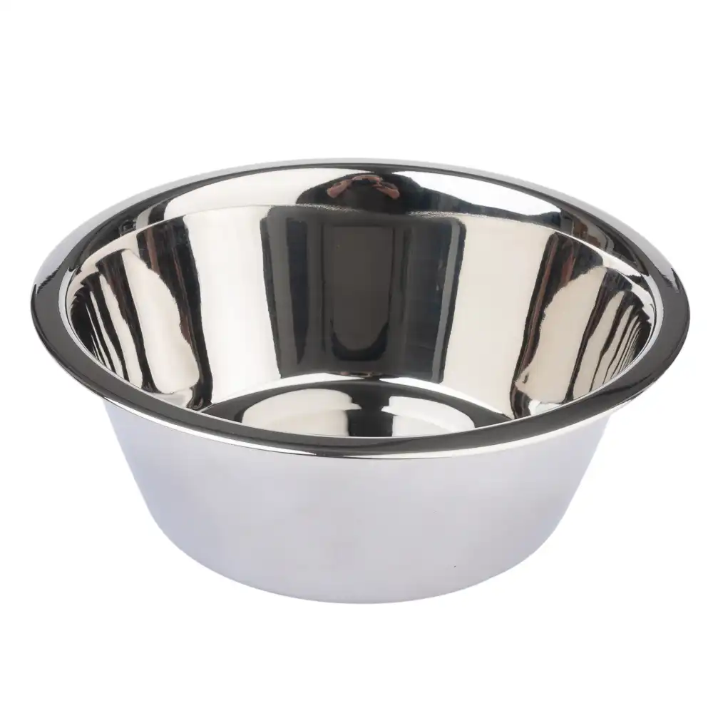 Comedero de acero inoxidable TIAKI Functional - 1600 ml, 21 cm de diámetro