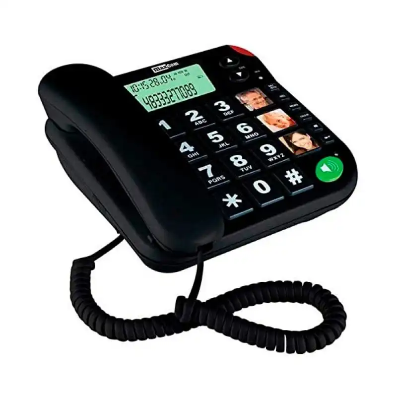 Maxcom KXT480 Teléfono de Sobremesa Negro
