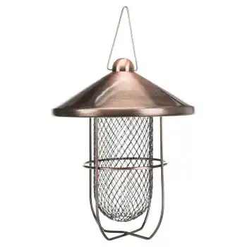 Trixie Comedero Cobre | Comedero Exterior, 500 Ml/ø 19 Cm, Cobre