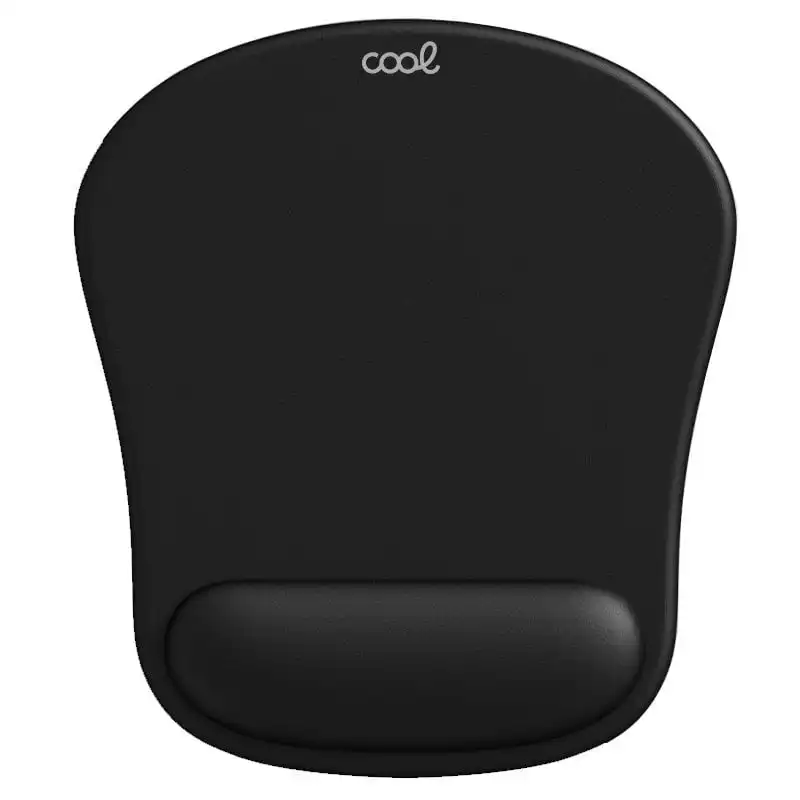 Cool Ergonomic Mousepad Alfombrilla Ratón con Reposamuñecas Negra