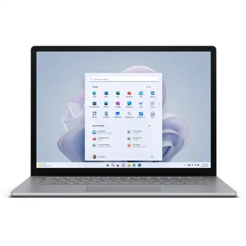 Microsoft Surface Laptop 5 Platino Intel Evo Core i7-1255U/16GB/512GB SSD/15" Táctil