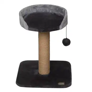 Rascador Para Gatos Grove Negro Y Gris 35x35x44,5 Cm Ebi