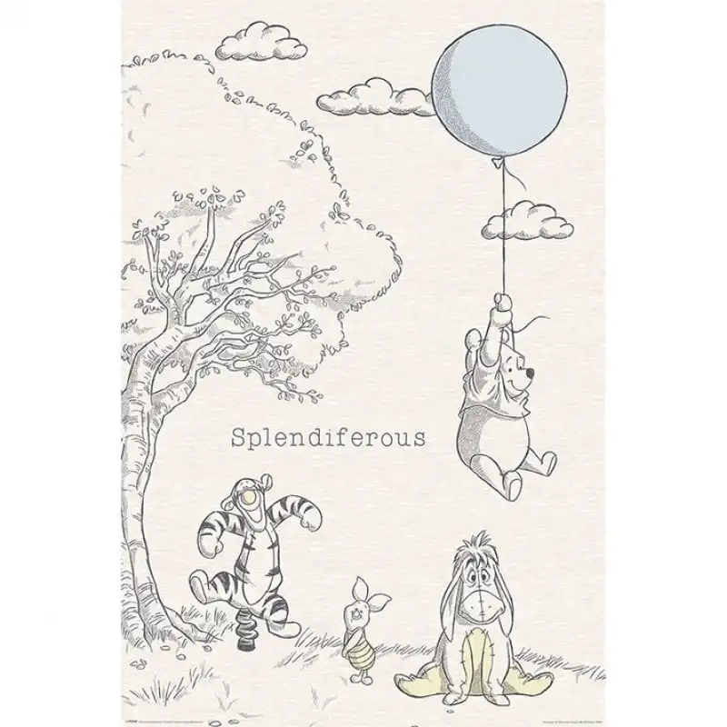 Pyramid Maxi Póster Winnie The Pooh Splendiferous 91.5x61cm