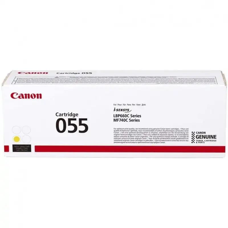 Canon 055 Tóner Original Amarillo