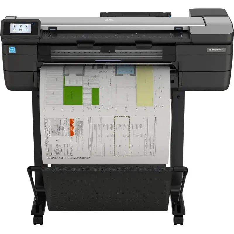 HP DesignJet T830 Impresora de Gran Formato Plotter 24 Pulgadas Color WiFi
