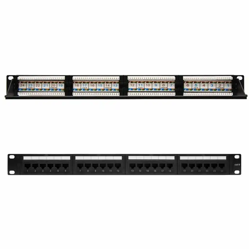 Nanocable 10.21.3124 Panel de Parcheo 24 Puertos RJ-45 Cat 6 UTP