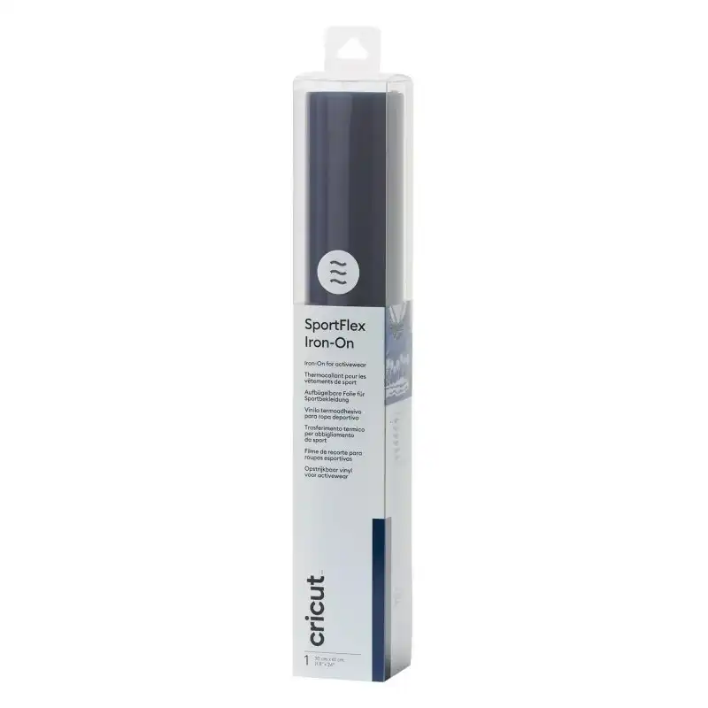 Cricut SportFlex Iron-On Vinilo de Transferencia Térmica 30x60cm Azul Marino