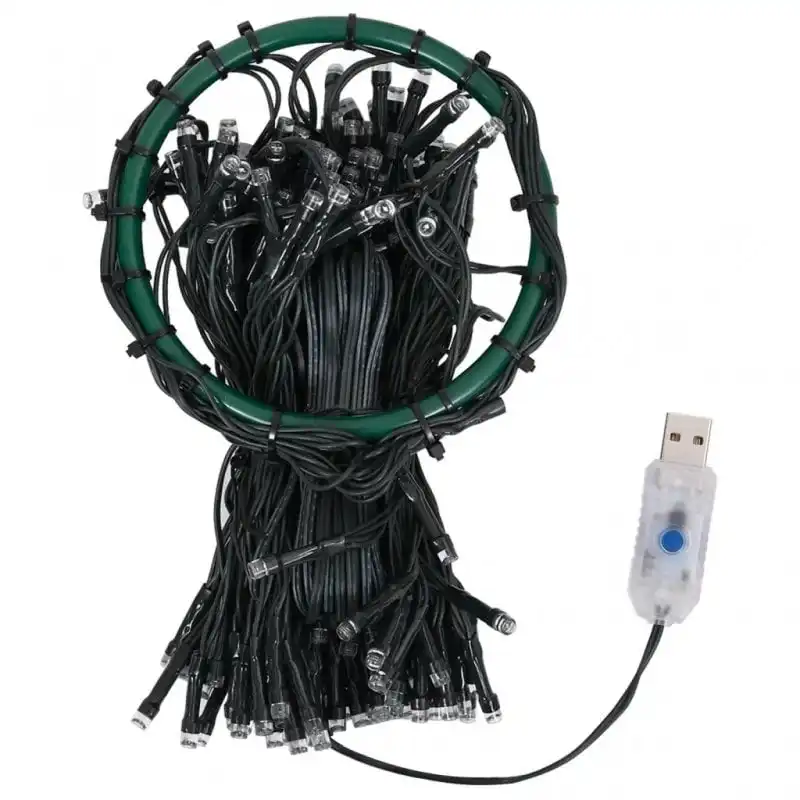 VidaXL Guirnalda LED para Árbol de Navidad 250cm Blanco Cálido