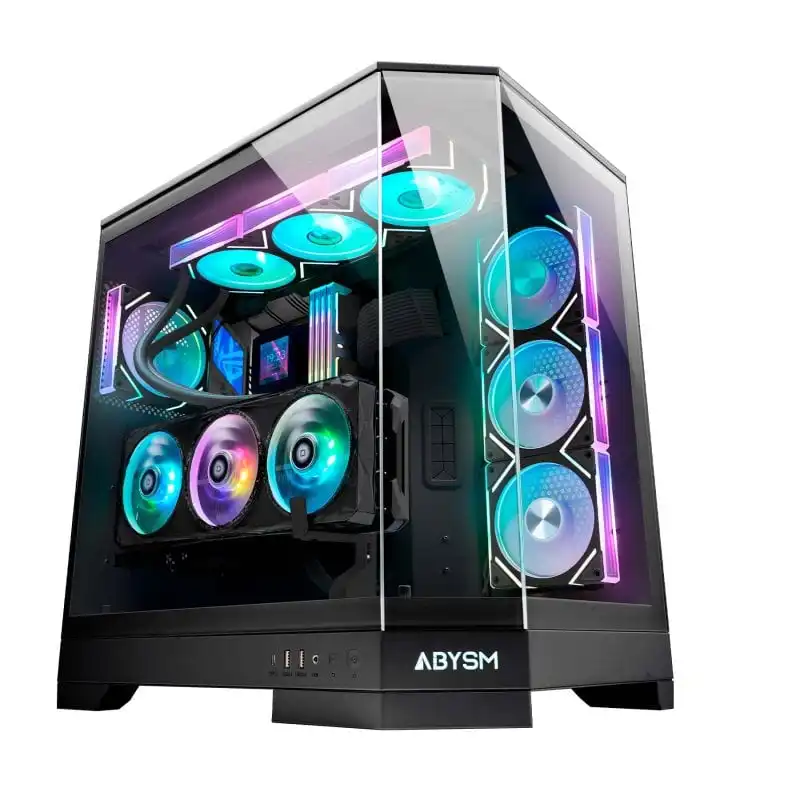 Abysm DANUBE SAVA H600 Cristal Templado USB 3.2 Negra