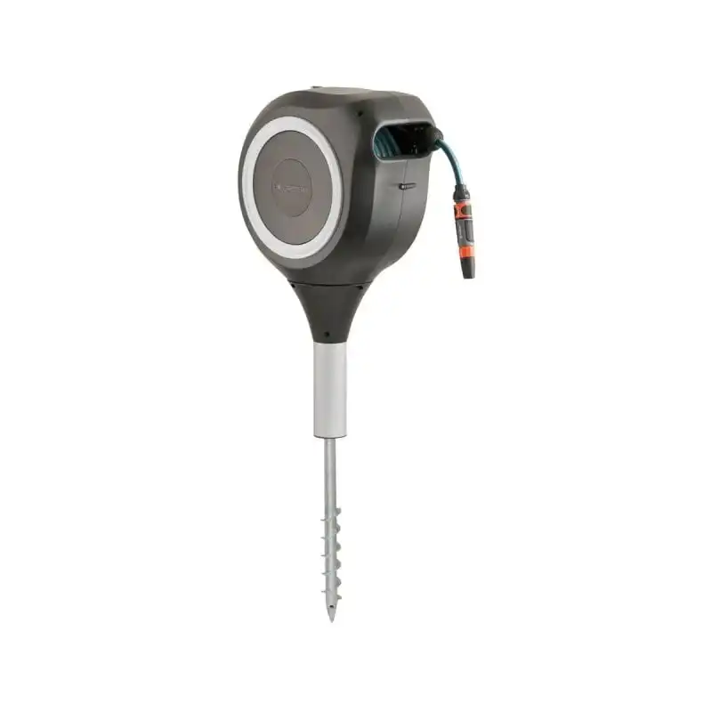 Gardena Rollup M Enrollador de Manguera Automático 20m Gris